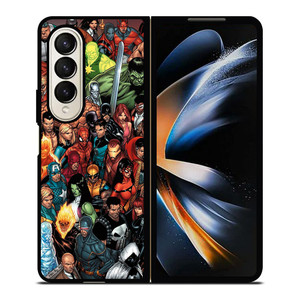 MARVEL COMICS CHARACTERS Samsung Z Fold 4 Case MARVEL COMICS CHARACTERS Samsung Z Fold 4 Case