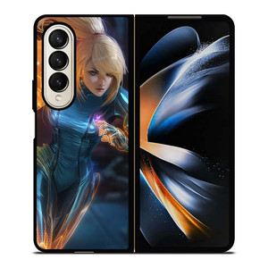 METROID SAMUS ARAN Samsung Z Fold 4 Case METROID SAMUS ARAN Samsung Z Fold 4 Case