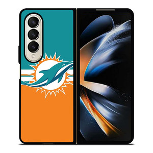 MIAMI DOLPHINS NFL Samsung Z Fold 4 Case MIAMI DOLPHINS NFL Samsung Z Fold 4 Case