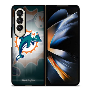 MIAMI DOLPHINS Samsung Z Fold 4 Case MIAMI DOLPHINS Samsung Z Fold 4 Case