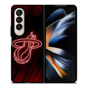 MIAMI HEAT ICON Samsung Z Fold 4 Case MIAMI HEAT ICON Samsung Z Fold 4 Case