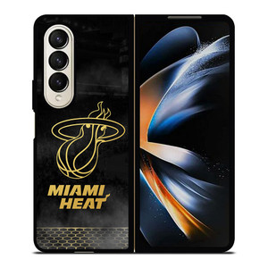 MIAMI HEAT LOGO 2 Samsung Z Fold 4 Case MIAMI HEAT LOGO 2 Samsung Z Fold 4 Case