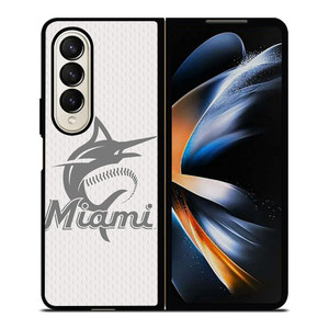 MIAMI MARLINS MLB LOGO 2 Samsung Z Fold 4 Case MIAMI MARLINS MLB LOGO 2 Samsung Z Fold 4 Case