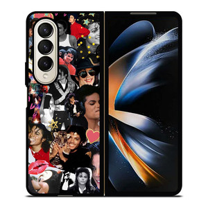 MICHAEL JACKSON COLLAGE Samsung Z Fold 4 Case MICHAEL JACKSON COLLAGE Samsung Z Fold 4 Case