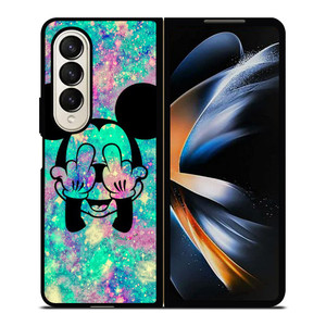 MIDDLE FINGER MICKY MOUSE Samsung Z Fold 4 Case MIDDLE FINGER MICKY MOUSE Samsung Z Fold 4 Case