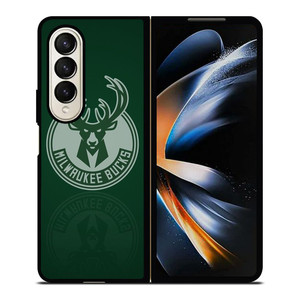 MILWAUKEE BUCKS LOGO 2 Samsung Z Fold 4 Case MILWAUKEE BUCKS LOGO 2 Samsung Z Fold 4 Case