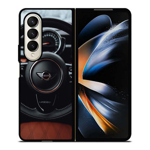 MINI COOPER STEERING WHEEL Samsung Z Fold 4 Case MINI COOPER STEERING WHEEL Samsung Z Fold 4 Case