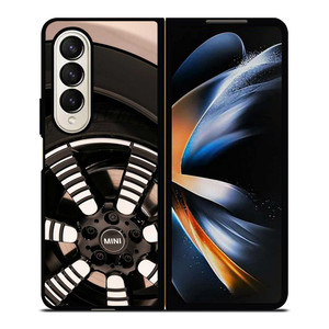 MINI COOPER WHEEL Samsung Z Fold 4 Case MINI COOPER WHEEL Samsung Z Fold 4 Case