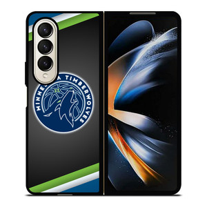 MINNESOTA TIMBERWOLVES LOGO 2 Samsung Z Fold 4 Case MINNESOTA TIMBERWOLVES LOGO 2 Samsung Z Fold 4 Case