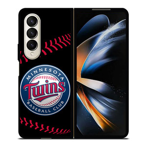 MINNESOTA TWINS LOGO Samsung Z Fold 4 Case MINNESOTA TWINS LOGO Samsung Z Fold 4 Case