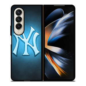 MLB NEW YORK YANKEES LOGO 3 Samsung Z Fold 4 Case MLB NEW YORK YANKEES LOGO 3 Samsung Z Fold 4 Case