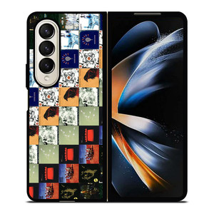 MODEST MOUSE COLLAGE ALBUM Samsung Z Fold 4 Case MODEST MOUSE COLLAGE ALBUM Samsung Z Fold 4 Case