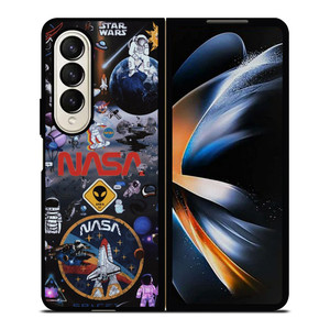NASA LOGO 4 Samsung Z Fold 4 Case NASA LOGO 4 Samsung Z Fold 4 Case