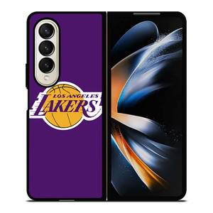 NBA LOS ANGELES LAKERS LOGO Samsung Z Fold 4 Case NBA LOS ANGELES LAKERS LOGO Samsung Z Fold 4 Case