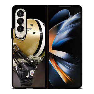 NEW ORLEANS SAINTS HELMET Samsung Z Fold 4 Case