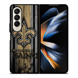 NEW ORLEANS SAINTS LOGO 2 Samsung Z Fold 4 Case NEW ORLEANS SAINTS LOGO 2 Samsung Z Fold 4 Case
