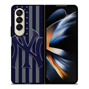 NEW YORK YANKEES LOGO MLB 2 Samsung Z Fold 4 Case NEW YORK YANKEES LOGO MLB 2 Samsung Z Fold 4 Case