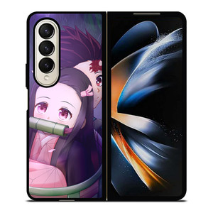 NEZUKO TANJIRO DEMON SLAYER Samsung Z Fold 4 Case NEZUKO TANJIRO DEMON SLAYER Samsung Z Fold 4 Case