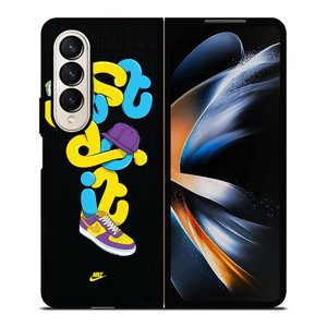 NIKE LOGO JUST DO IT Samsung Z Fold 4 Case NIKE LOGO JUST DO IT Samsung Z Fold 4 Case