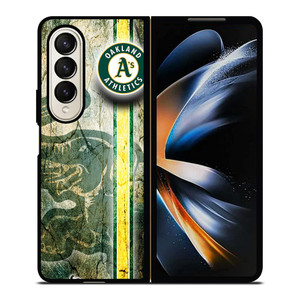 OAKLAND ATHLETICS LOGO 2 Samsung Z Fold 4 Case OAKLAND ATHLETICS LOGO 2 Samsung Z Fold 4 Case