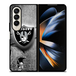 OAKLAND RAIDERS LOGO Samsung Z Fold 4 Case OAKLAND RAIDERS LOGO Samsung Z Fold 4 Case