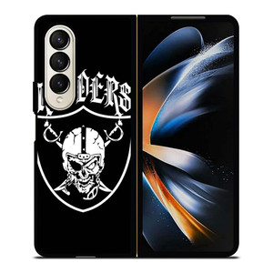 OAKLAND RAIDERS SKULL Samsung Z Fold 4 Case OAKLAND RAIDERS SKULL Samsung Z Fold 4 Case