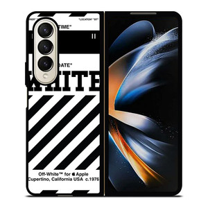OFF WHITE LOGO 3 Samsung Z Fold 4 Case OFF WHITE LOGO 3 Samsung Z Fold 4 Case