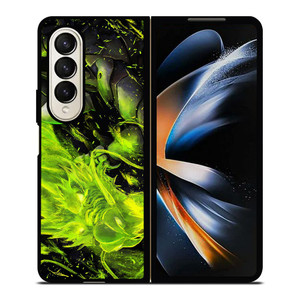 OVERWATCH GENJI AND DRAGON 2 Samsung Z Fold 4 Case OVERWATCH GENJI AND DRAGON 2 Samsung Z Fold 4 Case
