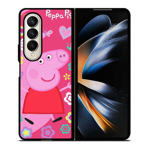 PEPPA PIG CUTE Samsung Z Fold 4 Case PEPPA PIG CUTE Samsung Z Fold 4 Case