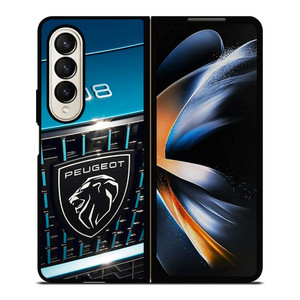 PEUGEOT SYMBOL LOGO Samsung Z Fold 4 Case PEUGEOT SYMBOL LOGO Samsung Z Fold 4 Case