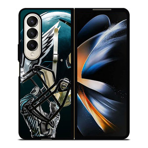 PHILADELPHIA EAGLES HELMET Samsung Z Fold 4 Case PHILADELPHIA EAGLES HELMET Samsung Z Fold 4 Case
