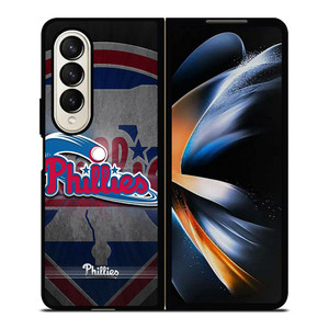 PHILADELPHIA PHILLIES LOGO 4 Samsung Z Fold 4 Case PHILADELPHIA PHILLIES LOGO 4 Samsung Z Fold 4 Case