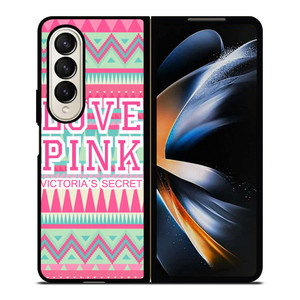 PINK VICTORIA'S SECRET Samsung Z Fold 4 Case PINK VICTORIA'S SECRET Samsung Z Fold 4 Case