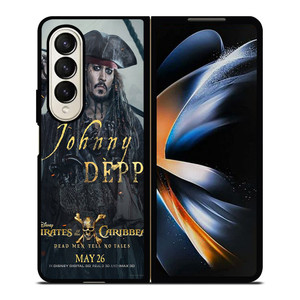 PIRATES OF THE CARIBBEAN JOHNNY DEPP Samsung Z Fold 4 Case PIRATES OF THE CARIBBEAN JOHNNY DEPP Samsung Z Fold 4 Case
