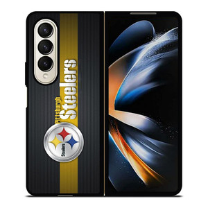 PITTSBURGH STEELERS LOGO Samsung Z Fold 4 Case PITTSBURGH STEELERS LOGO Samsung Z Fold 4 Case