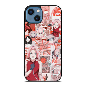 SAKURA HARUNO COLLAGE iPhone 14 Case