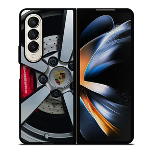 PORSCHE CAR WHEEL 3 Samsung Z Fold 4 Case PORSCHE CAR WHEEL 3 Samsung Z Fold 4 Case