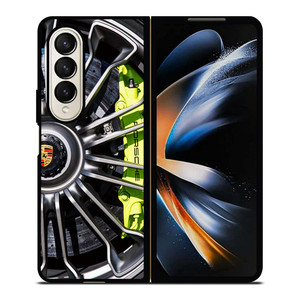 PORSCHE CAR WHEEL Samsung Z Fold 4 Case PORSCHE CAR WHEEL Samsung Z Fold 4 Case