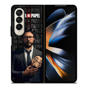 PROFESSOR MONEY HEIST 2 Samsung Z Fold 4 Case PROFESSOR MONEY HEIST 2 Samsung Z Fold 4 Case