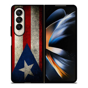 PUERTO RICO FLAG Samsung Z Fold 4 Case PUERTO RICO FLAG Samsung Z Fold 4 Case