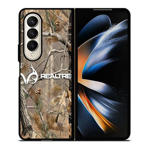 REALTREE CAMO LOGO 2 Samsung Z Fold 4 Case