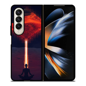 RED SPACE ALIEN Samsung Z Fold 4 Case RED SPACE ALIEN Samsung Z Fold 4 Case