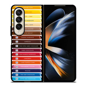 RITTER SPORT CHOCOLATE LIST Samsung Z Fold 4 Case