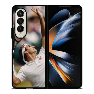 ROGER FEDERER SERVE Samsung Z Fold 4 Case ROGER FEDERER SERVE Samsung Z Fold 4 Case