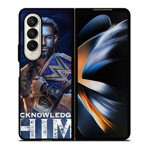 ROMAN REIGNS WWE SMACKDOWN 2 Samsung Z Fold 4 Case