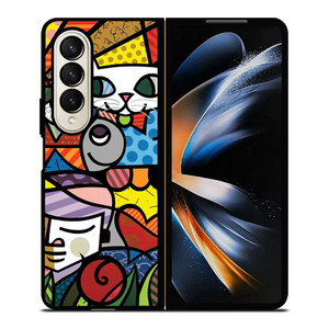 ROMERO BRITTO LOVE 2 Samsung Z Fold 4 Case ROMERO BRITTO LOVE 2 Samsung Z Fold 4 Case