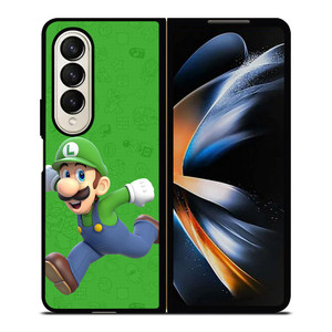 RUNNING LUIGI SUPER MARIO BROS Samsung Z Fold 4 Case