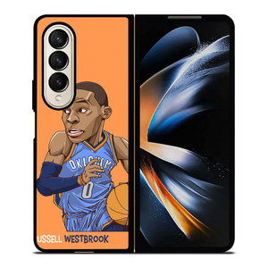 RUSSELL WESTBROOK PAINT Samsung Z Fold 4 Case RUSSELL WESTBROOK PAINT Samsung Z Fold 4 Case
