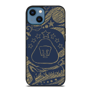 PUMAS UNAM ART LOGO iPhone 14 Case PUMAS UNAM ART LOGO iPhone 14 Case