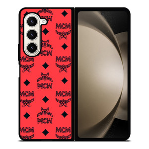 MCM WORLDWIDE PATTERN 2 Samsung Z Fold 5 Case MCM WORLDWIDE PATTERN 2 Samsung Z Fold 5 Case